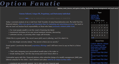 Desktop Screenshot of optionfanatic.com