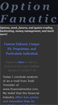 Mobile Screenshot of optionfanatic.com
